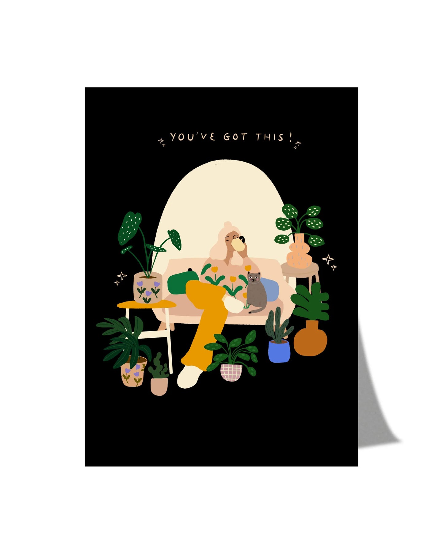 Postkarte - You‘ve got this von y.illustrations