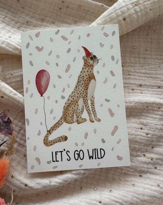 Postkarte Let‘s go wild - Doerrtoparadise
