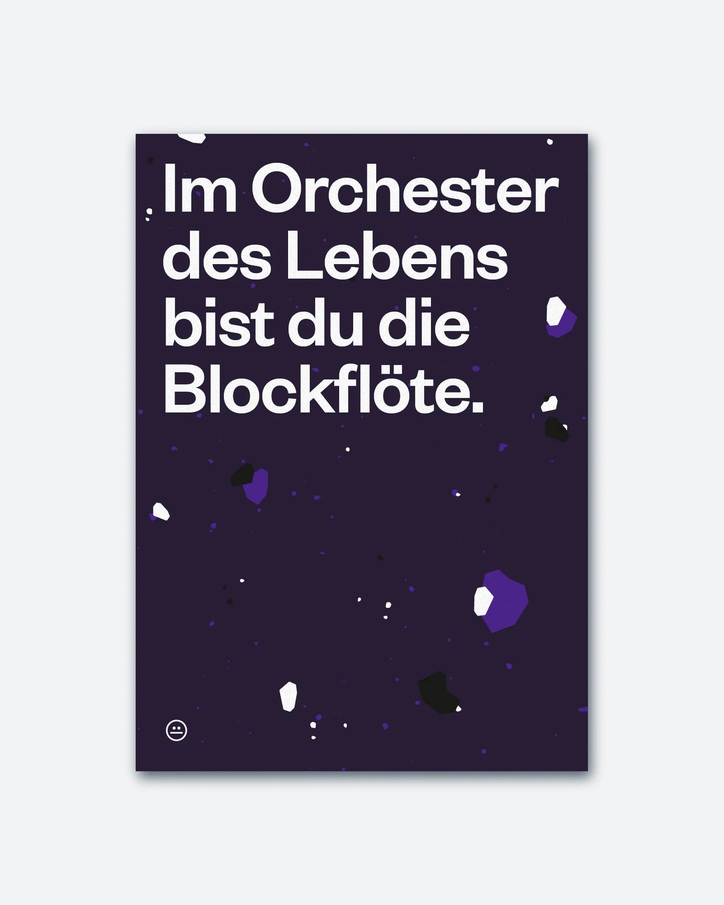 Postkarte Orchester von Schlechte Karten