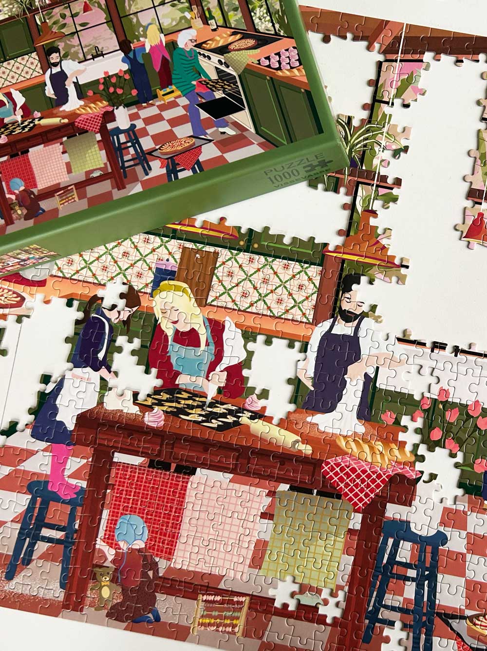 Puzzle Cozy Kitchen 1000 Teile - Vissevasse