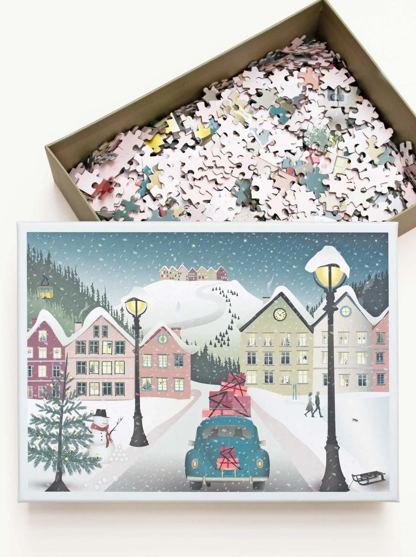 Puzzle Let it Snow 1000 Teile - Vissevasse