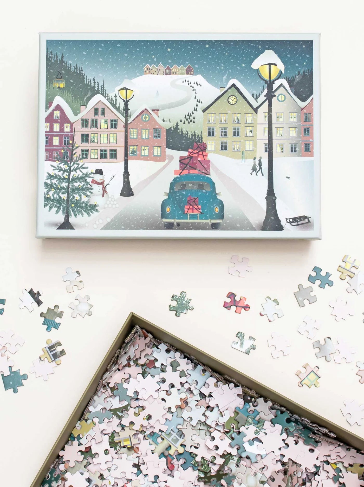 Puzzle Let it Snow 1000 Teile - Vissevasse