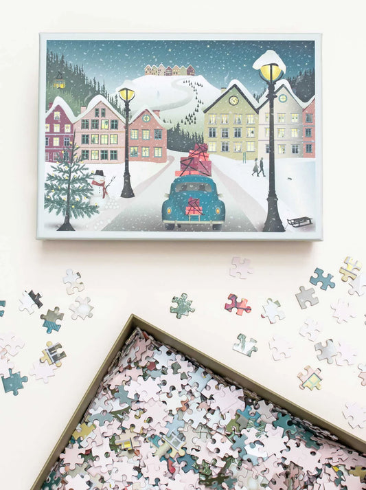 Puzzle Let it Snow 1000 Teile - Vissevasse
