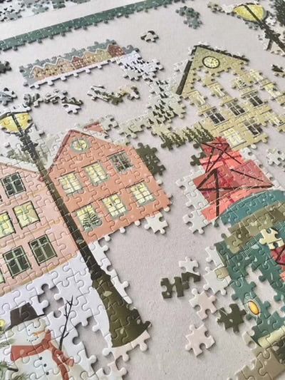 Puzzle Let it Snow 1000 Teile - Vissevasse