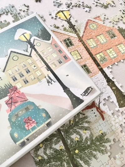 Puzzle Let it Snow 1000 Teile - Vissevasse