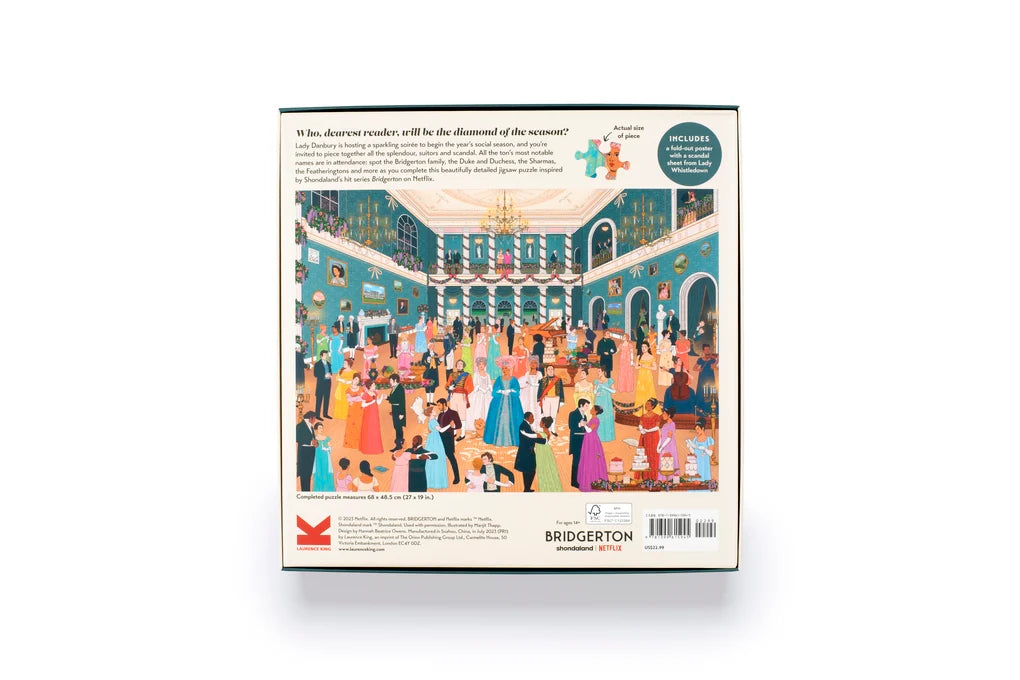 Puzzle The World Bridgerton 1000 Teile - Laurence King