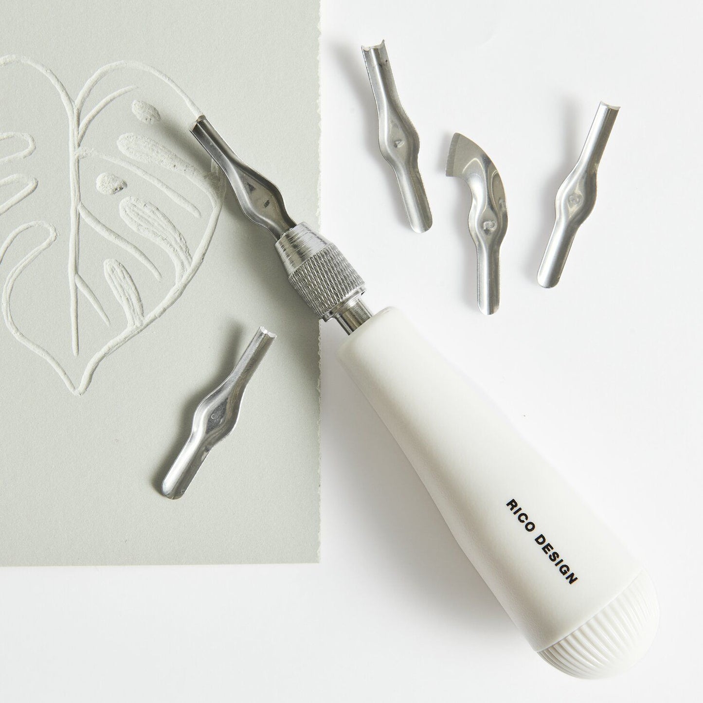 Ricolino Schnitzwerkzeug Linoldruck 6-teilig