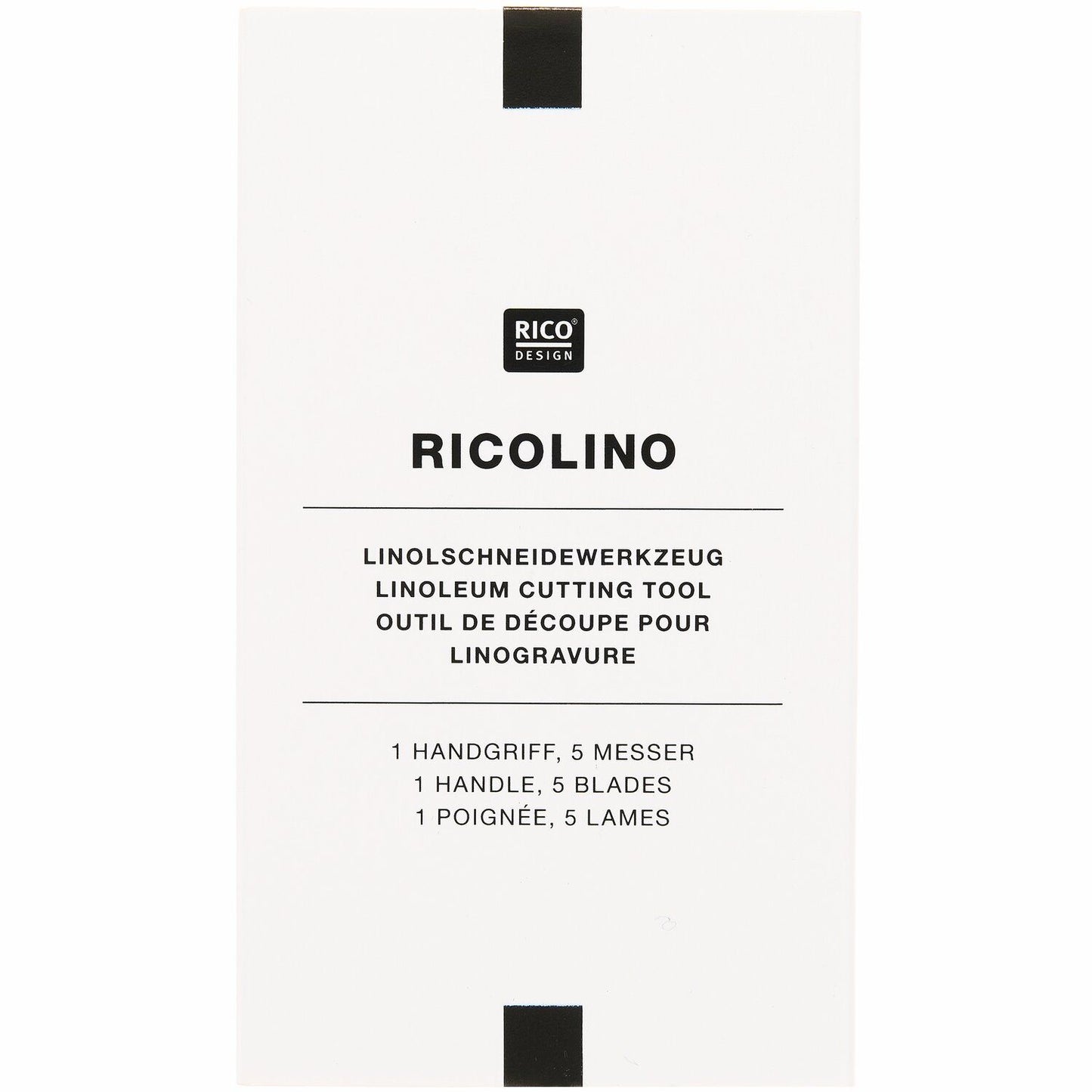Ricolino Schnitzwerkzeug Linoldruck 6-teilig