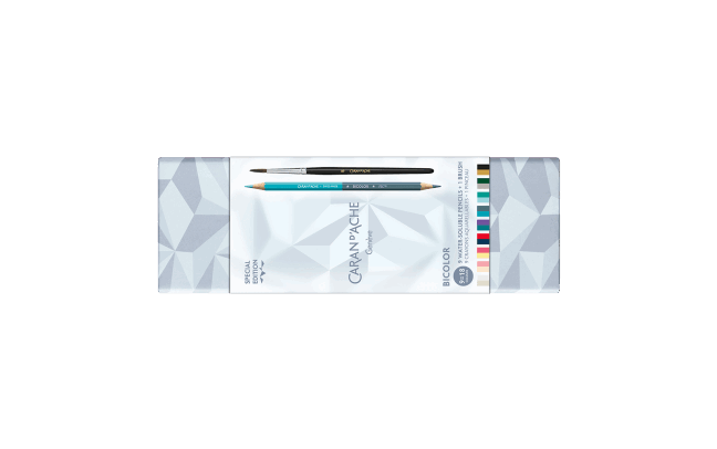 Set Alpine Frost zweifarbige Buntstifte - Caran d'Ache