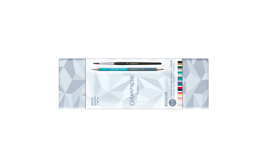Set Alpine Frost zweifarbige Buntstifte - Caran d'Ache