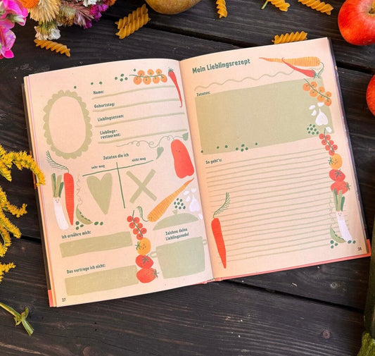 Rezeptbuch Die Rezepte meiner Liebsten - Slinga Illustration