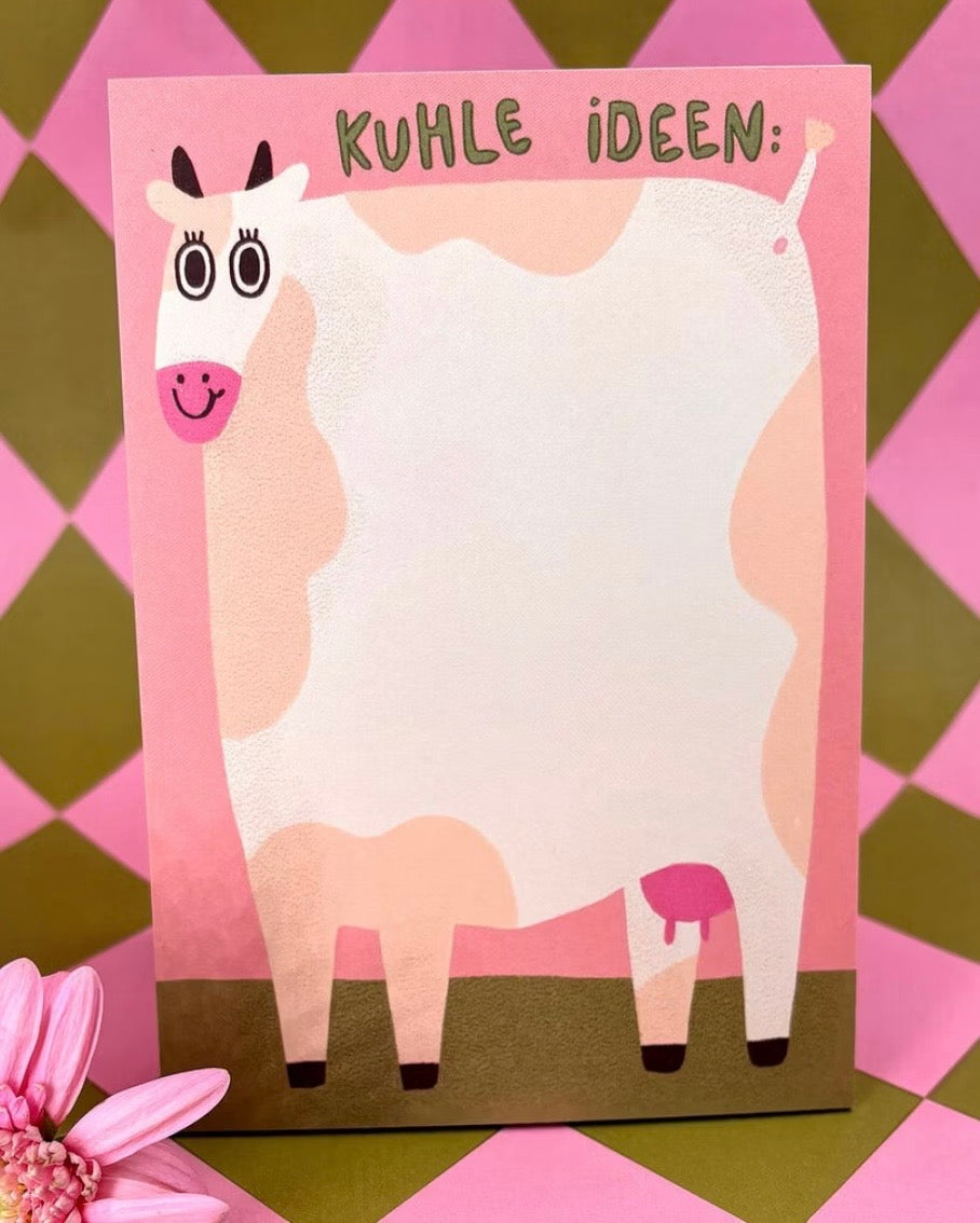 Notizblock Kuhle Ideen Slinga Illustration