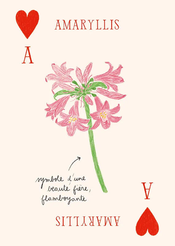 Spielkarten Set Blumen von Zoé de Las Cases - Hachette