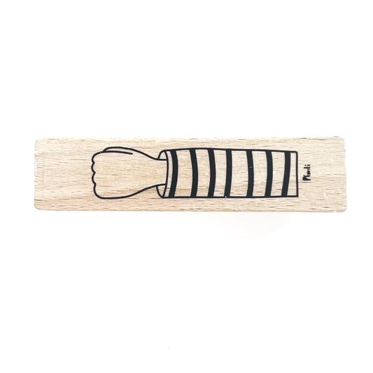Stempel Arm mit Ringelshirt Pfanti