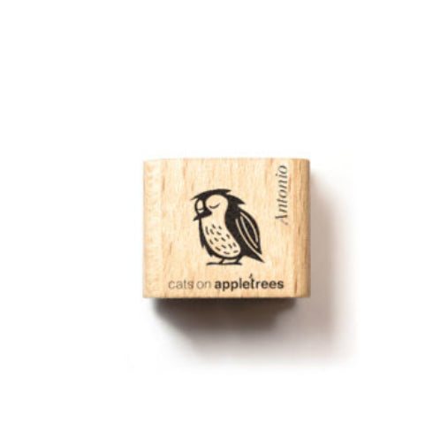 Stempel mini Vogel - cats on appletrees