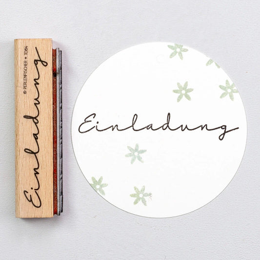 Stempel Einladung 3 Perlenfischer