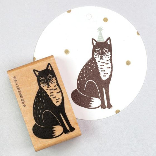 Stempel Fuchs groß von Perlenfischer