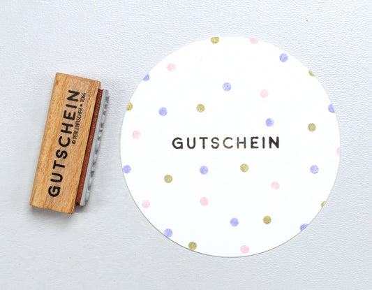 Stempel Gutschein von Perlenfischer