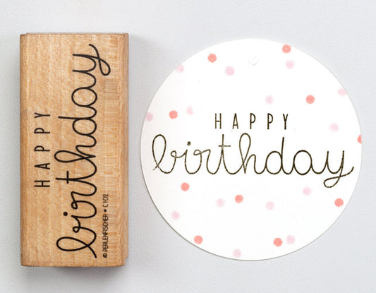 Stempel Happy Birthday Mix Perlenfischer