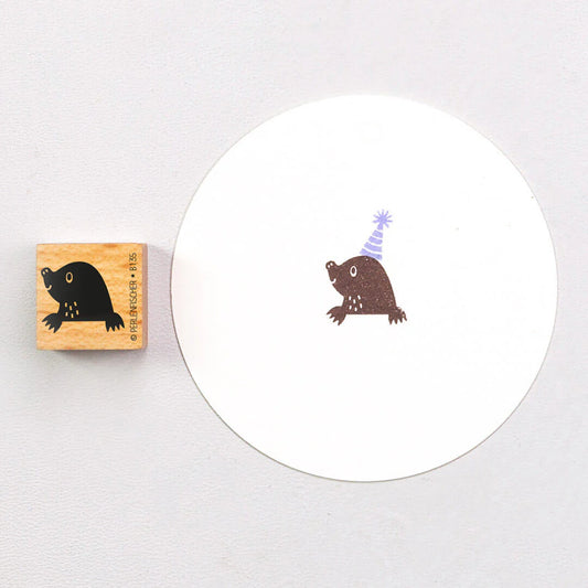 Stempel Maulwurfbaby von Perlenfischer