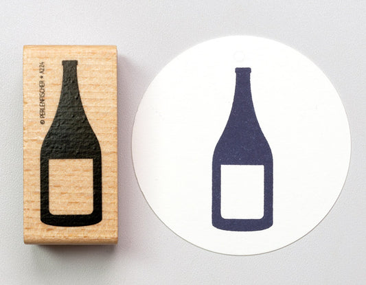 Stempel Sektflasche von Perlenfischer