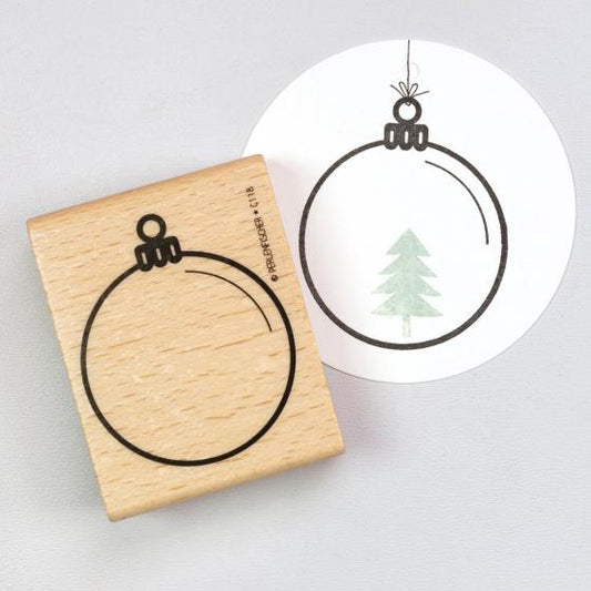 Stempel Weihnachtskugel XL von Perlenfischer