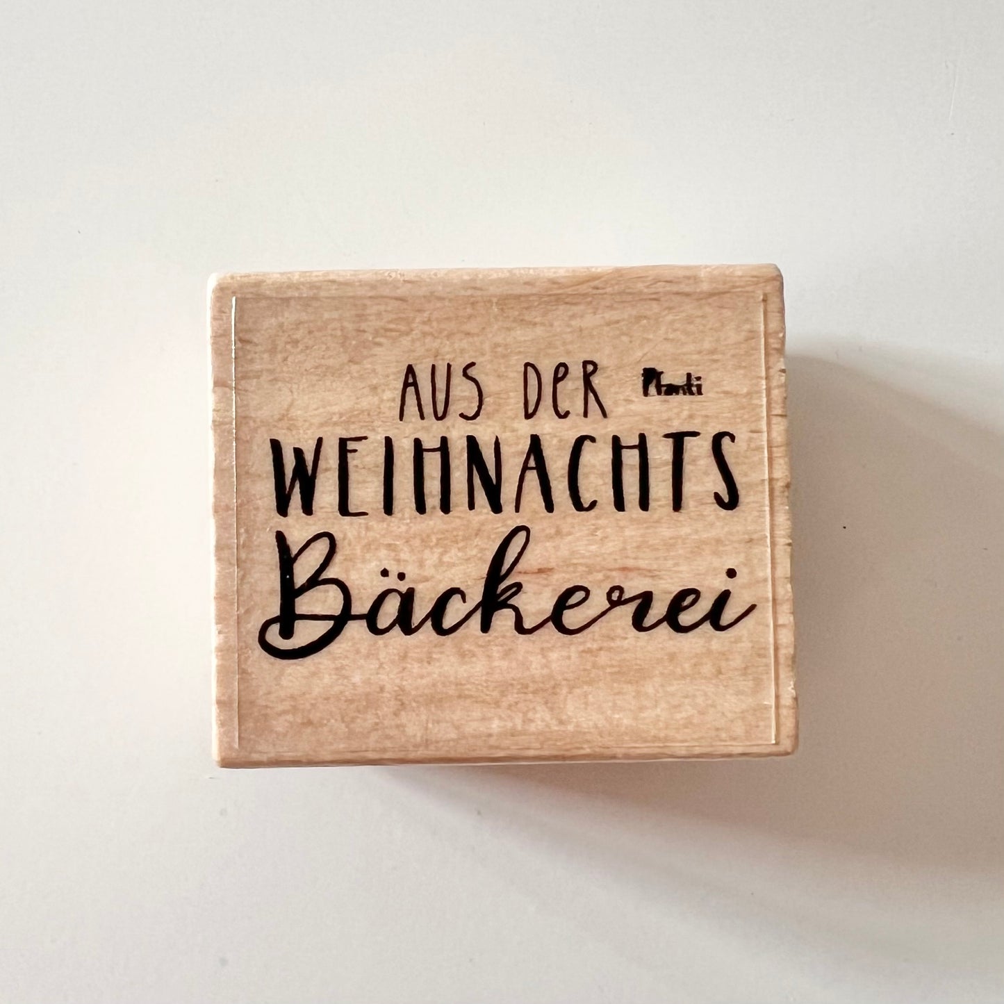 Stempel Aus der Weihnachtsbäckerei Pfanti