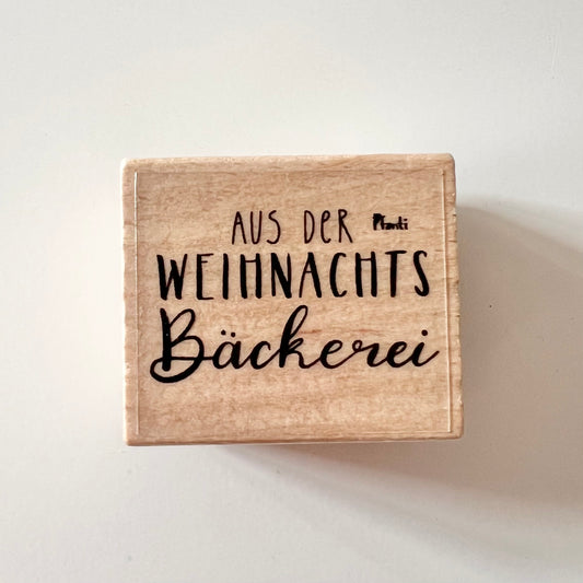 Stempel Aus der Weihnachtsbäckerei Pfanti
