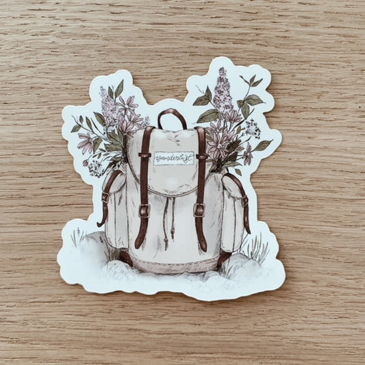 Sticker Wanderlust typopoetry Edition @vonmelle.art