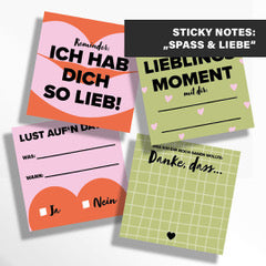 Deine Zweisamkeit Sticky Notes 4er Set