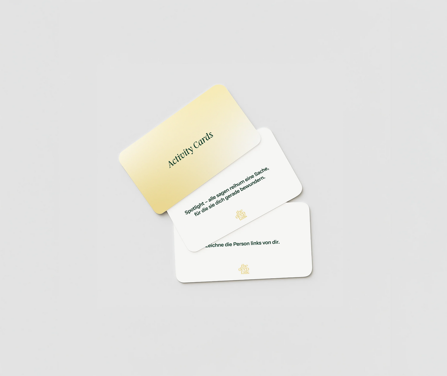 the deep talk - Friends Edition, mache aus Small Talk Deep Talk