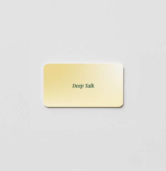 the deep talk - Friends Edition, mache aus Small Talk Deep Talk