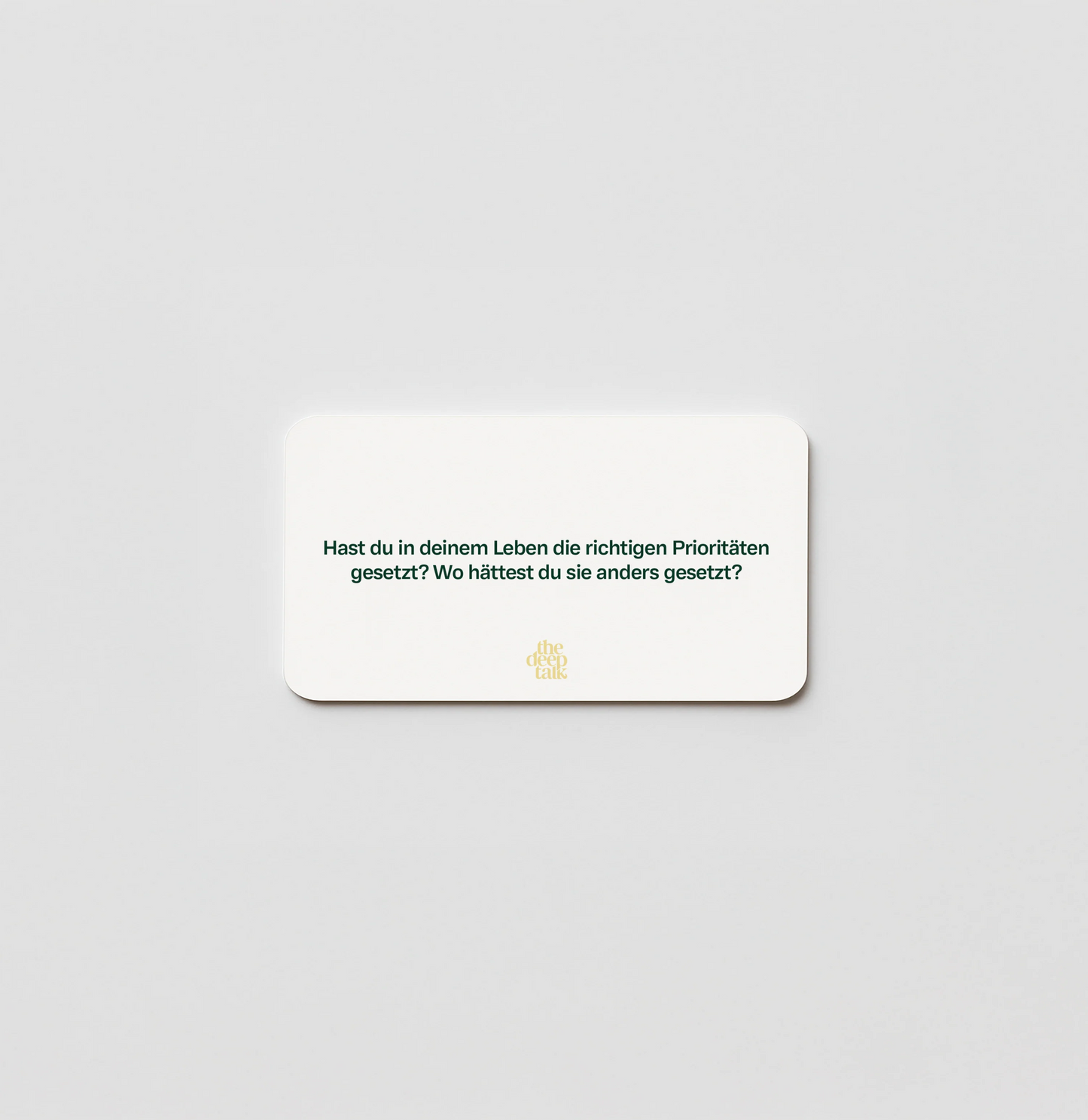 the deep talk - Friends Edition, mache aus Small Talk Deep Talk