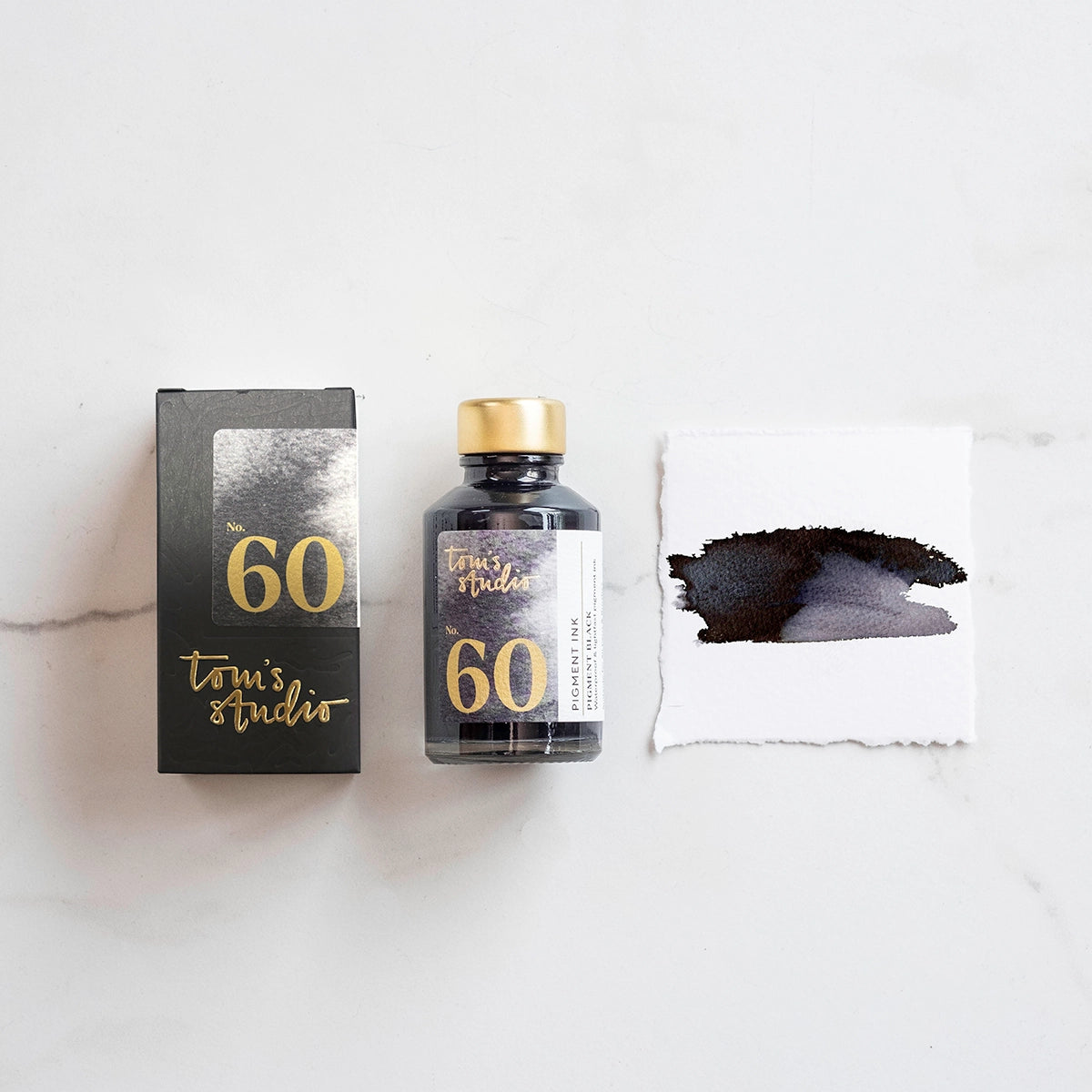 Tom's Studio Füllfedertinte - Pigment Black No. 60