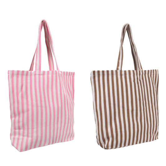 Tote Bag Natur Stripes - Kado verschiedene Farben