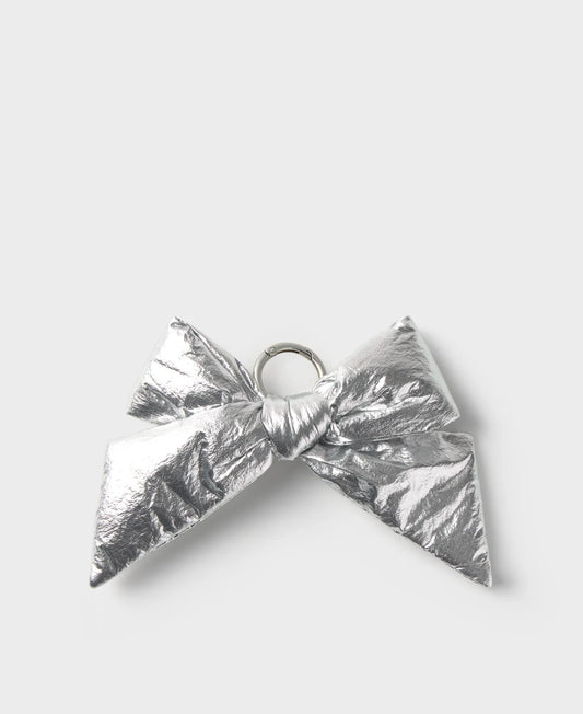 WOUF Charm Silver Bow