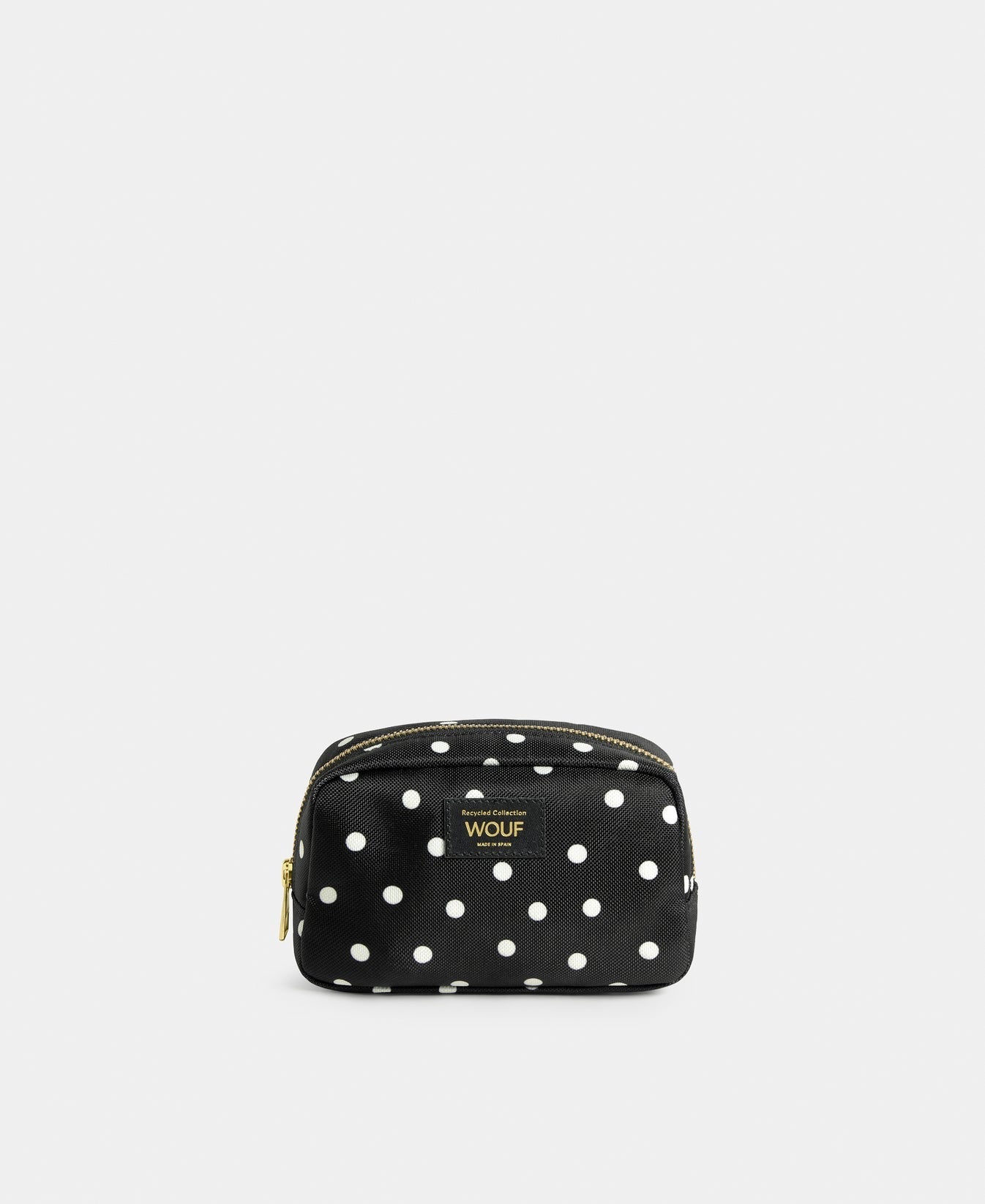 WOUF Grace makeup Pouch Polka Dot schwarz