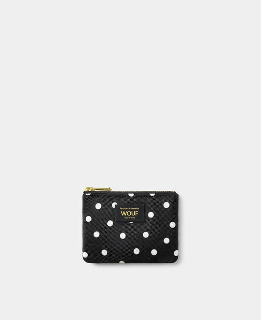 WOUF Grace small Pouch Polka Dot schwarz