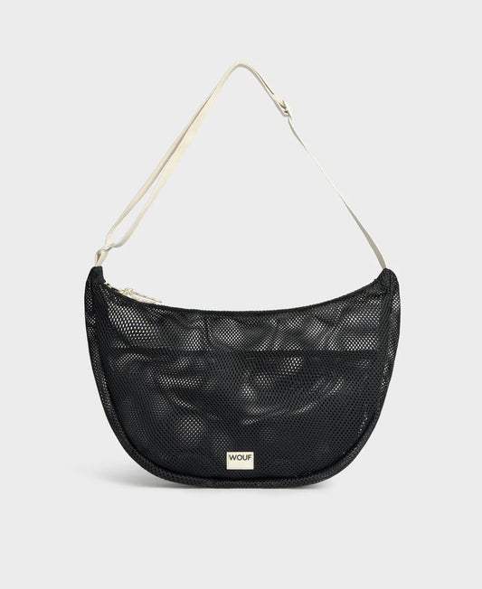 WOUF onyx Mesh Large Crossbody Bag