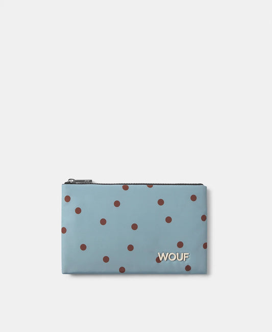 WOUF Polka Pouch blau