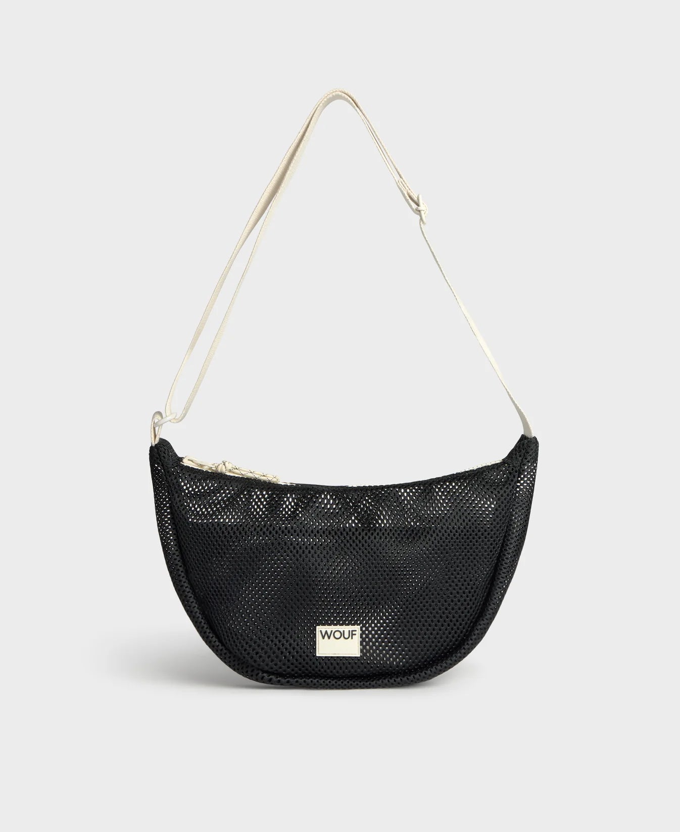 WOUF onyx Mesh Crossbody Bag