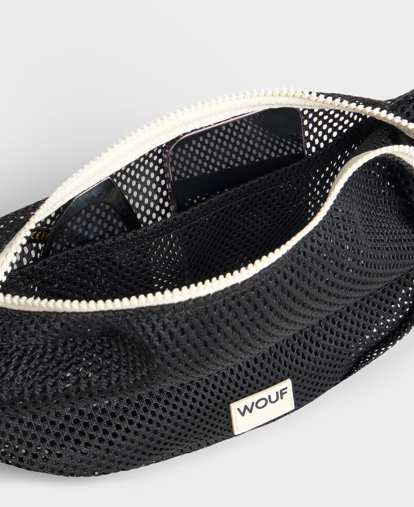 WOUF onyx Mesh Crossbody Bag