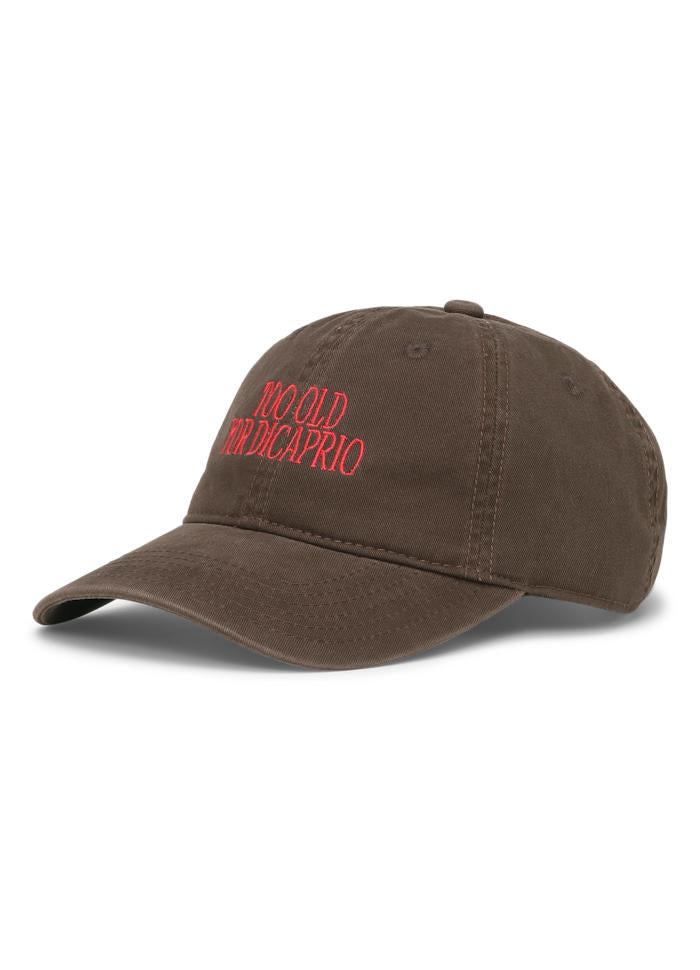 Washed Cap Too old for DiCaprio braun von Sui Ava