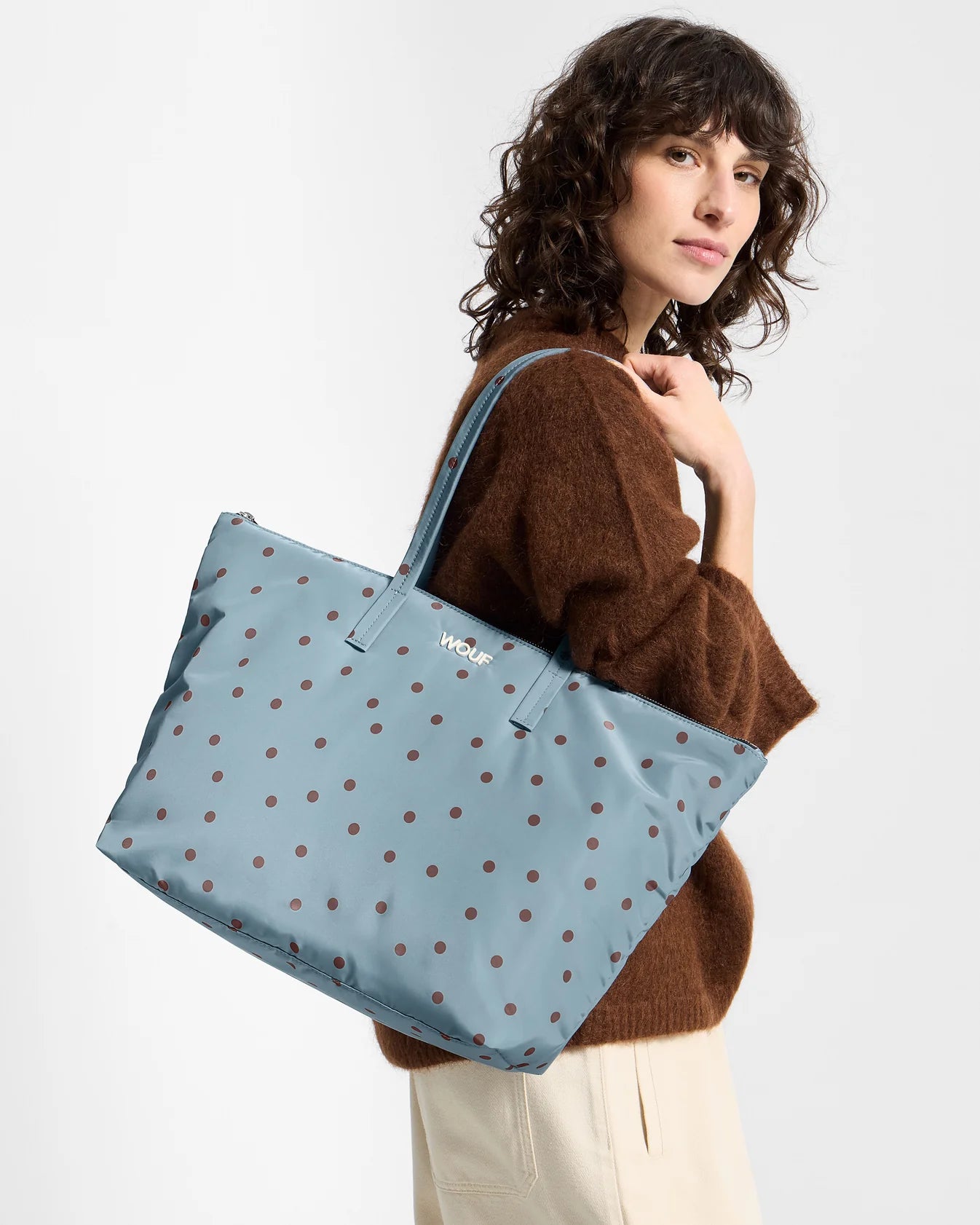 Wouf Polka Dot Shopping Bag
