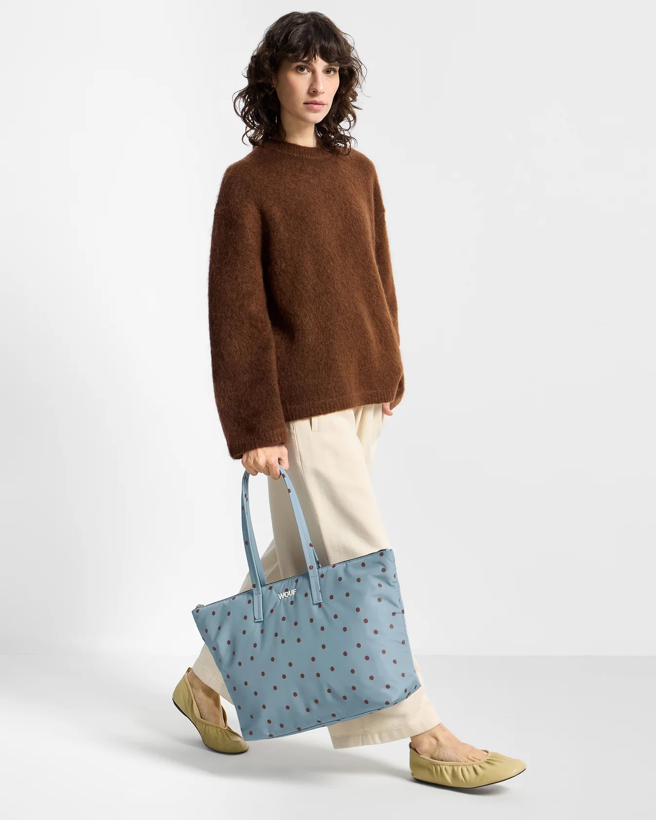 Wouf Polka Dot Shopping Bag
