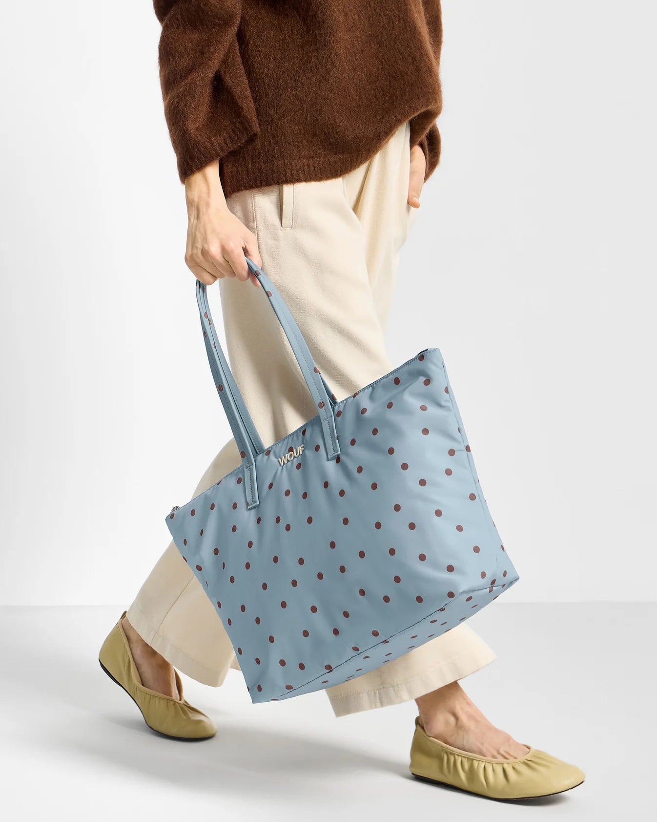 Wouf Polka Dot Shopping Bag