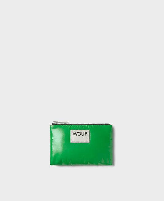 WOUF Glossy Basil Wallet grün