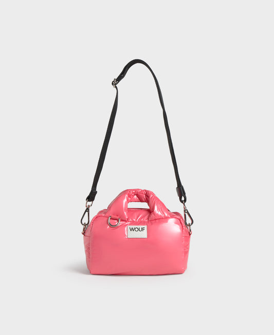 WOUF Glossy Candy Bowling Bag Pink