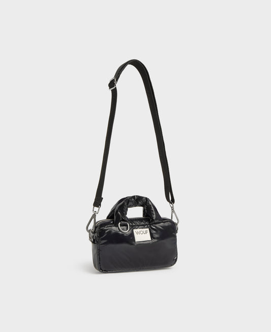 WOUF Glossy Nuit Mini Bag schwarz