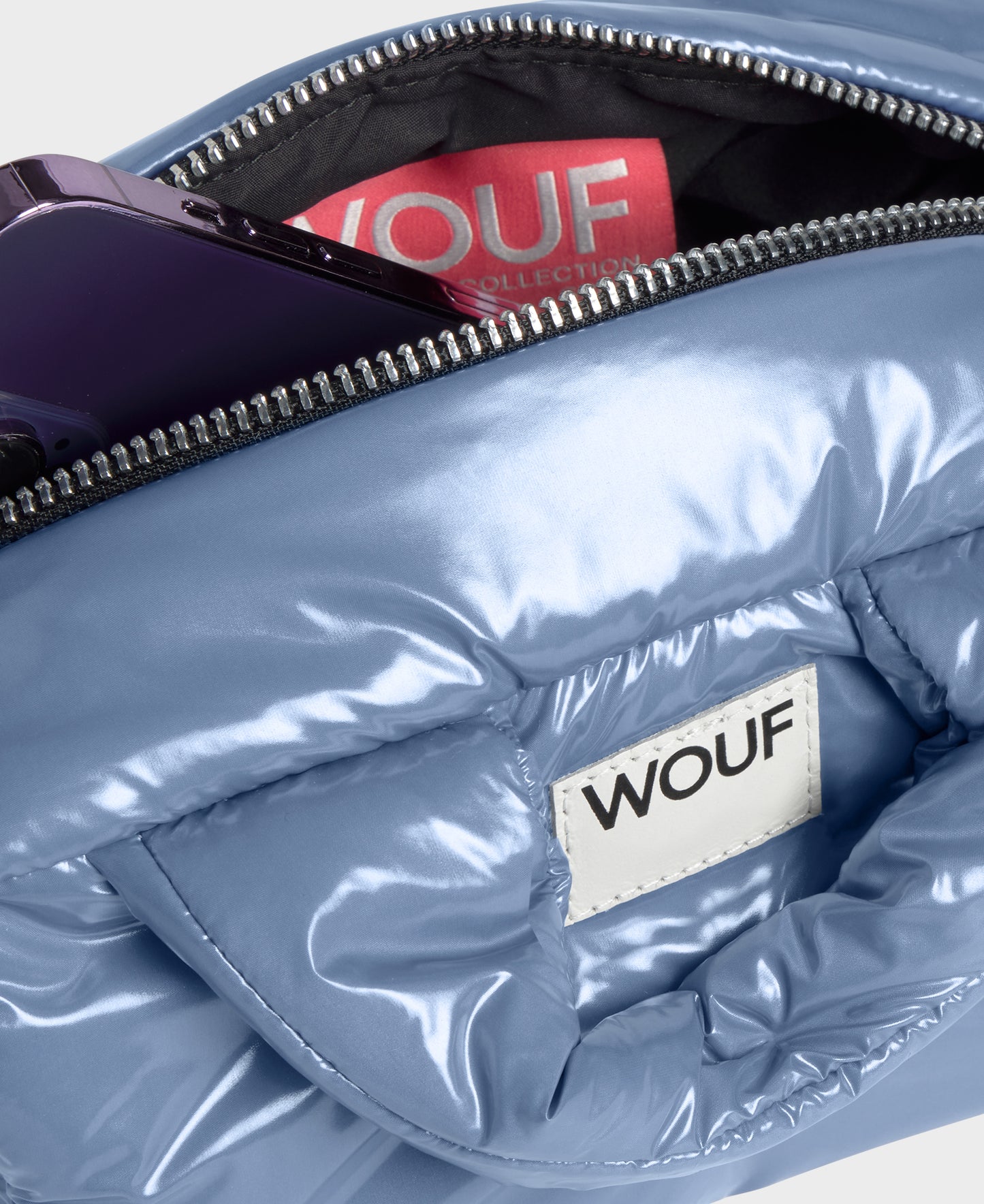 WOUF Glossy Royal Bowling Bag Blau